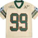 SOLY HUX Mens Jersey Y2k Baggy Shirts Graphic Tees Oversized V Neck Tshirts Summer Tops (XX-Large)