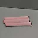 Luckybear Jumbo Heatless Hair Curler, 3pcs Pink Satin Flexi Rods - Heatless Curls, Soft Velvet Overnight Sleeping Curls Styling Tools for All Hair Types