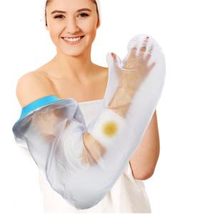 Asunby Cast Covers for Shower Arm Adult Waterproof Long full Protector Cover Soft Comfortable Watertight Seal to Keep Wounds Dry Bath Bandage Broken Hand,Wrist,Finger,Elbow Reusable Durable