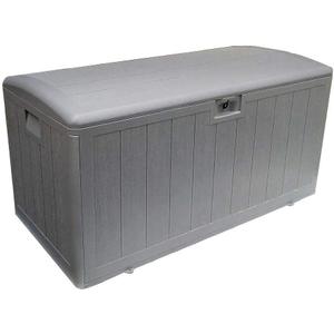 Plastic Development Group Outdoor Storage Deck Box, Soft Closure, 105 Gallon, Gray (Driftwood)