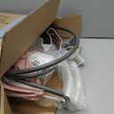 Soobaby Baby Swing for Infants,Electric Bouncer for Babies,Portable Swing for Baby Boy Girl,Remote Control Indoor Baby Rocker with 5 Sway Speeds,Music and Bluetooth,Light Pink