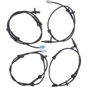 ApplianPar Front and Rear ABS Sensor for Nissan Sentra 2007-2012