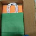 RACETOP 32 Pack Small Paper Gift Bags with Handles, 5.8"3.2"8.25" Kraft Paper Party Favor Bags Bulk for Kids Birthday, Baby Shower, Crafts, Wedding, Party Supplies (8 Colors) 