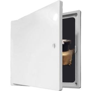 EASY-EXS Access Panel 12x12 with Door (Max Service Opening 10x10) Plastic White (Regular 12"x12")