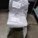 Flash Furniture Hercules Series Contoured Stacking Chairs for Waiting Rooms and Offices, Ergonomic Lobby Chairs with Curved Back, Set of 5, Black