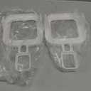 COOLWUFAN Wall Mount Holder for eero Pro 6 or eero Pro 6E Home WiFi System-Simple and Sturdy Wall Mount Holder Stand Bracket for eero Pro 6E & Pro 6 tri-Band mesh Wi-Fi 6 System (White(2 Pack))