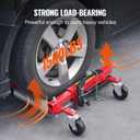 VEVOR Wheel Dolly - Max Capacity 1500 Lbs, Car Jack Dolly Lifter with 360 Rotatable Wheels, Heavy Duty Vehicle Positioning Hydraulic Tire Jack, for Vehicle Repair and Moving