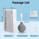 Ears Pressure Relief for Airplane Travel Essentials, Gifts for Men Women Who Like Travel as Christmas Gift, Stocking Stuffer, Gray