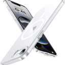 TORRAS Magnetic Slim Fit for iPhone 16e Case 6.1'' 2025, Ultra-Thin 16e Case Compatible with MagSafe, Lightweight Matte Anti-Scratch Hard PC Cover Phone Case for iPhone SE OriginFit, Clear