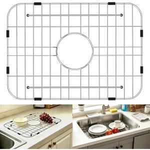 sink rack for bottom of sink,17.8"x12.5",304 stainless steel, 17.8"x12.5"Center