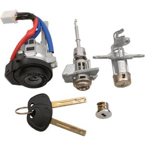 Car Full Lock Cylinder Replacement for 81970C1A00 81970-C1A00 Compatible with Hyundai Sonata 2015-2019 Lock Cylinder Include Ignition Switch/Trunk Lock/Front Left Door Lock/Glove Box Lock/ 2 Keys