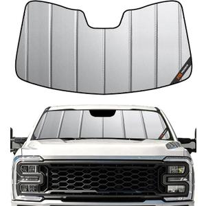 Pigenius Windshield Sunshade for Ford F-250/F-350/F-450/F-550/F-600 Super Duty 2023-2026 Front Window Sun Shade - Safeguard