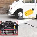 NEMA L14-30P to 14-50R RV Generator Adapter, 30 Amp to 50 Amp Twist Locking Generator, 4 Prong Outlet Heavy Duty for RV Trailer Camper Generator EV Tesla Level 2 Charging