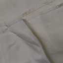 Ultimate Textile Round Polyester Linen Tablecloth White 114 x 89 Inch, White