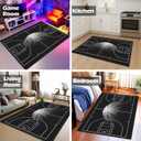 Osimiccp Basketball Rug for Bedroom Size 5'x7', Non-Slip Basketball Court Rugs for Living Room and Game Room Decor