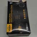 TitanFlex Heavy Duty Black Nitrile Gloves, 6mil, Fully Textured, Large 100ct Box, Mechanic Disposable Gloves, Work Gloves, Latex Free, Powder Free, Rubber Gloves for Food Prep, Black (L, 100ct)