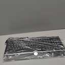 Large Print Backlit Computer Keyboard, 7-Color Backlit Keyboard with Wrist Rest, USB Plug-and-Play, Oversize Letters Keys Easy to See and Type, Wired Light Up Keyboards for Laptop, PC, Gaming