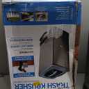 Household Essentials Trash Krusher Manual Trash Compactor, 40 L, Stainless Steel