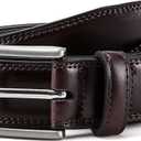 MILORDE Men's Genuine Leather Dress Belt, Handmade, 100% Cow Leather, Fashion & Classic Designs for Work Business and Casual