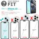 Ring Kickstand Clear Phone Case for iPhone 15 (6.1 Inch),Drop Protection Slim Protective Shell Cover,Flexible Bumper + Hard Back + Ring Stand Fits Magnetic Car Mount,Blue