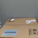 VOLISUN Caged Ceiling Fan with Light and Remote,19.7 inch Fandelier Ceiling Fan with Light Flush Mount, Farmhouse Bladeless Ceiling Fans with Lights for Kitchen,Bedroom (Black)