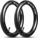 16'' x 1.75/ 1.95/ 2.15 Inner Tubes (2-Pack) | Compatible with Most 16’’ Kid Bikes Like RoyalBaby, Schwinn, Dynacraft Magna and Titan - Made from BPA/ Latex Free Premium Quality Butyl Rubber