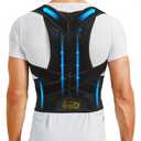 Upgraded Back Brace Posture Corrector for Men and Women - Relief for Neck, Back,and Shoulder Pain - Full Adjustable and Breathable Posture Back Brace - Improve Back Posture and Provide Lumbar Support Medium