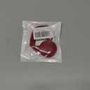 gyrkmshju 1PCS Magnetic Hat Clip for Travel, Leather Magnetic Cap Clip Strong Leather Holder with Secure Closure Purse Magnet Hook Clips for Purses Backpacks Tote Bags Beach (round red)