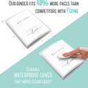 8.5 x 11 Waterproof Recipe Holder Holds 300 Recipes, Blank Recipe Book to Write in Your Own Recipes, Recipe Binder, Recipe Book Blank, Recipe Notebook, Cookbook Binder, Recipe Journal, Blank Cookbook