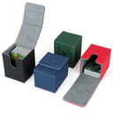 Arkeiliy Card Deck Box, 110+ Storage MTG Deck Box with 50 Pcs Card Sleeve, Collectible Trading Card Cases for Magic Commander and More (4 Pack)