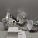 Food Heat Lamp Commercial Food Warmer Lamp Adjustable 2-Head Food Warming Light, Food Heating Lamp Warmer, Stainless Steel Food Warming Lamp for Kitchen Cafeteria Restaurant Buffet