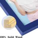 wyooxoo 13x19 Picture Frame Made of Solid Wood Photo Frames Display Pictures 11x17 with Mat or 13x19 Without Mat Colorful Frame For Wall or Tabletop Display,Dark blue