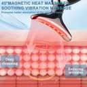 7 Color Neck Face Massager Tool, Facial Massager with Vibration Tech, Rechargeable Face culpting Tool for Skin Care (Black)