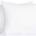 2 Pack Small Cotton Down Alternative Pillows, Super Soft and Breathable Small Pillows for Sleeping, Travel, 14x18 Inches
