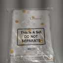 VitalCozy Round Dot Tablecloth 84 Inch Plastic Table Cover Polka Dot Confetti Tablecloths for Easter 2026 Graduation Prom Wedding Birthday Spring Party Supplies(White and Gold,12 Pcs)