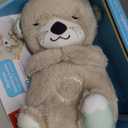 Fisher-Price Baby Toy Soothe 'n Snuggle Otter Portable Plush Sound Machine with Music Lights & Breathing Motion for Newborns 0+ Months (1 Count (Pack of 1))