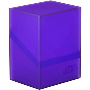 Ultimate Guard Boulder 80+ Classic, Deck Case for 80 Double-Sleeved TCG Cards, Amethyst, Secure & Durable Storage for Trading Card Games, Soft-Touch Finish