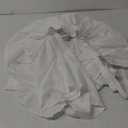 PureFit Wrap Around Ruffled Bed Skirt with Adjustable Elastic Belt - 18 Inch Drop Easy to Put On, Wrinkle Free Bedskirt Dust Ruffles, Frame Cover for Queen, King and C-King Size Beds, White