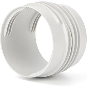 Portable AC Hose Coupler with 5.1"/5.9" Diameter Exhaust Vent Connector for Clockwise & Counter Clockwise Threads Air Conditioner Hose Coupler Coupling Extension (5.1"/5.9)