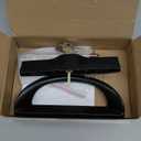 Patio Sliding Door Handle Set with Mortise Lock, Key Cylinder and Face Plate, Full Replacement Handle Lock Set Fits Door Thickness from 1-1/2" to 1-3/4", 3-15/16" Screw Hole Spacing, Black