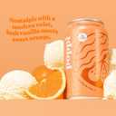 Poppi Sparkling Prebiotic Soda Beverage with Apple Cider Vinegar, Seltzer Water and Fruit Juice, Orange Cream Flavor, 12 oz, Pack of 12, Packaging may vary. (EXP 11/06/26)