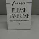 Wedding Favors Sign, Please Take One Sign, Baby Bridal Shower Favor Wooden Stand Signs 5"X7", Wedding Table Decorations for Reception Ceremony Home Party(5x7 Inch)