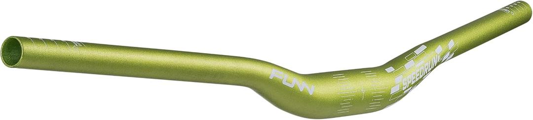 Funn Speedrun Junior Mountain Bike Handlebar with Bar Clamp 31.8mm and Width 680mm, Fits for 19mm Inner Diameter Bike Grips, Ideal Choice for Youth, Kids and Young Riders (Green)