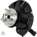 OCPTY Front Passenger Steering Knuckle & Hub Assembly for Hyundai Accent 2006-2011, 51716-1E100