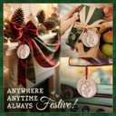 5 x Holy Family Tradition Ornament 2025 - Religious Nativity Scene Ornament, Christian Holiday Keepsake Gift - Mary, Joseph & Baby Jesus Ceramic Christmas Tree Hanging Decor