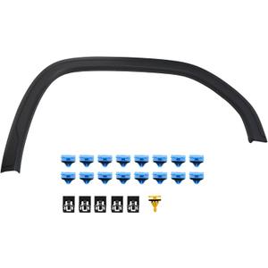 SecosAutoparts Front Fender Trim Molding Compatible with GMC Sierra 1500 2019 2020 2021 2022 2023, Replacement for Part# 84492974 85522781 GM1291265 Right Passenger Side Front Fender Flare