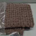 DEXI Bathroom Rugs 24x36, Non Slip Washable Bath Mat, Luxury Chenille Super Absorbent Ultra Thick Bathmats for Shower Floor, Plush Fluffy Shaggy Carpet for Tub, Brown