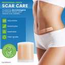 2 x Silicone Scar Sheets,Silicone Scar Tape, (1.6 x 60 Roll, 1.5M) Scar Removal Strips for Surgical Scars,Keloids, C-Section, & Burns Tummy Tuck Reusable Tape