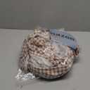 Mindsoft Brown Gingham Ruffled Tablecloth 84 x 60 Inches Rectangle Cotton Linen Checkered Table Cloth Buffalo Plaid Farmhouse Vintage Decorative Tablecover for Picnic Kitchen Dining Room Home Party