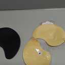 Cmojsk Strapless Sticky Push-Up Bra for Women,Adhesive Invisible Backless Nipple Covers (Black/Beige), A